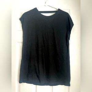 Cross back detail workout top‎